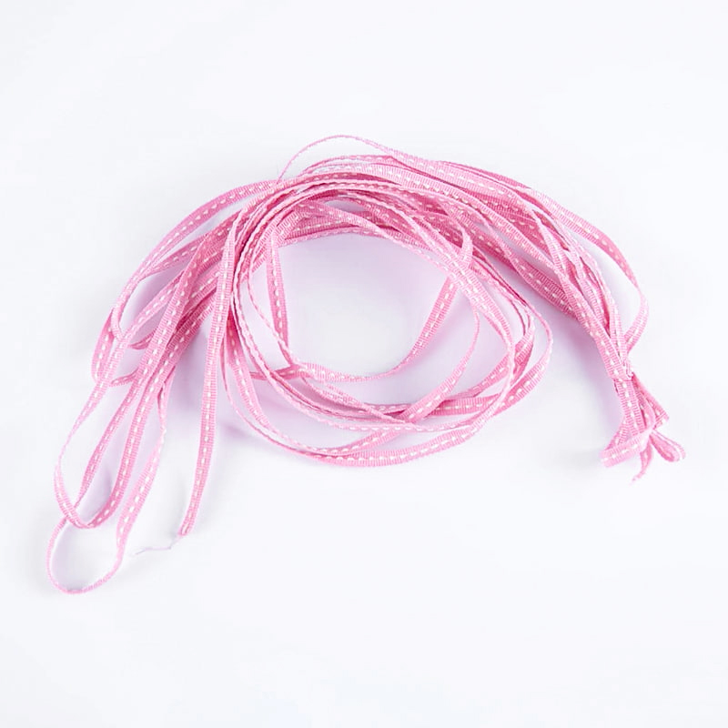 Anyaman Jacquard Bertitik Poliester Tenun 0,5cm